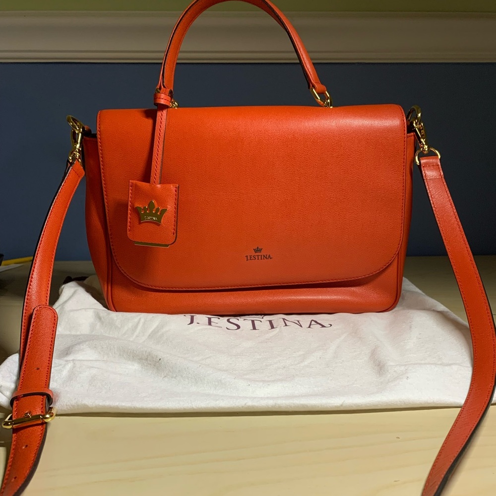 J. Estina Red Crossbody